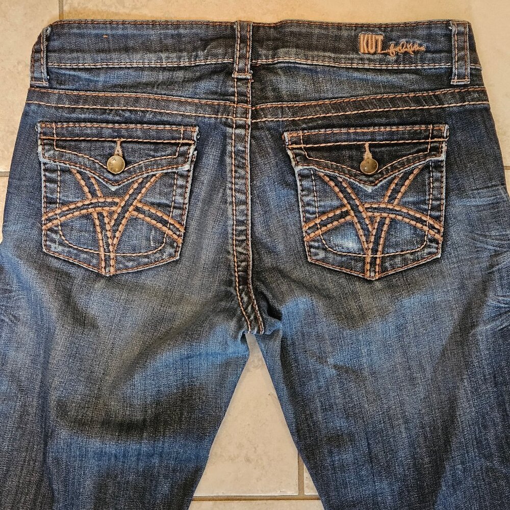 Kut from the Kloth Women's "So Low" Jeans, Size 6 - Picture 8 of 15